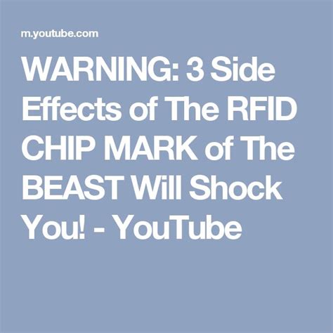 rfid chip side effects|rfid microchip erythema.